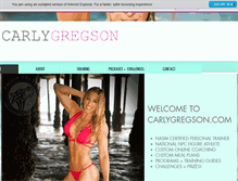 Tablet Screenshot of carlygregson.com